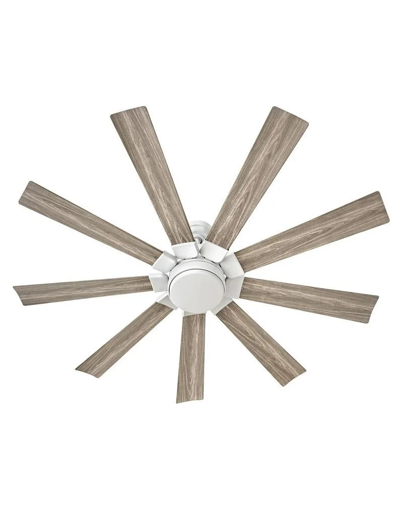 Hinkley Lighting - Turbine - 9 Blade Ceiling Fan with Light Kit In Modern and