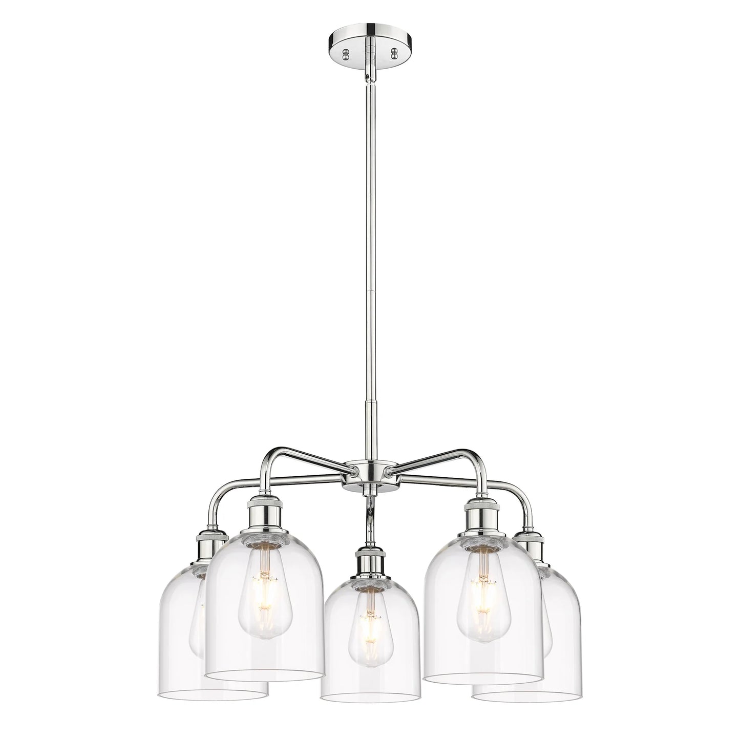 Innovations Lighting - Bella - 5 Light Stem Hung Chandelier In Industrial