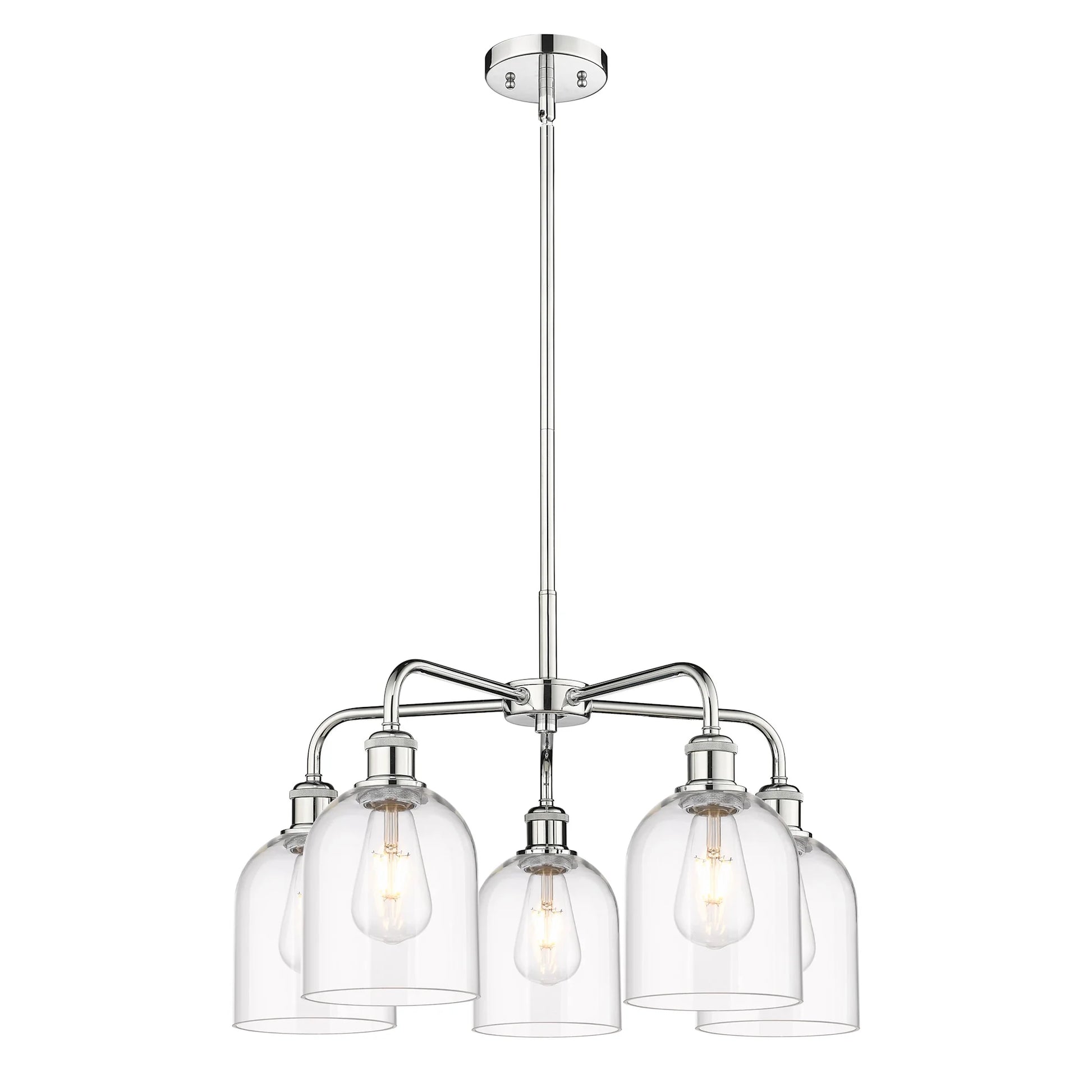 Innovations Lighting - Bella - 5 Light Stem Hung Chandelier In Industrial