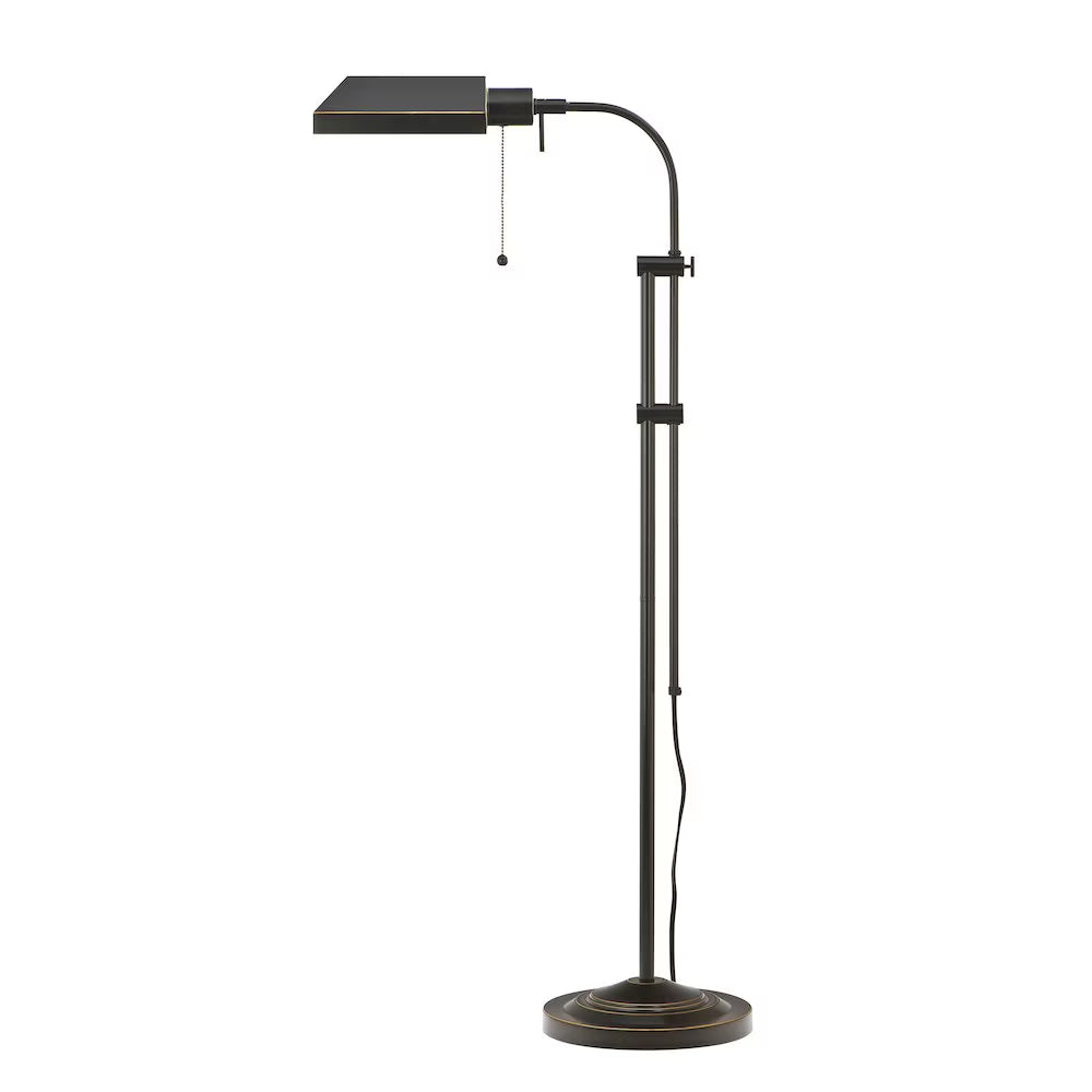 Cal Lighting Pharmacy 10" Durable Metal Floor Lamp in Dark Bronze