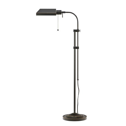 Cal Lighting Pharmacy 10" Durable Metal Floor Lamp in Dark Bronze