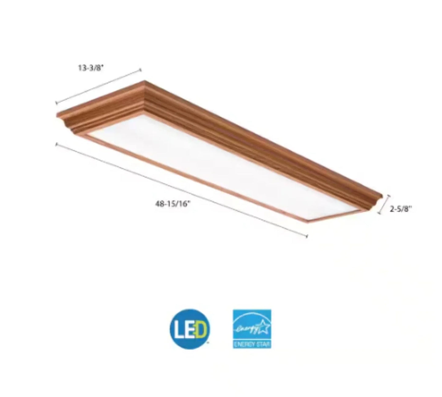 Acuity Brands B2052182 35W, 4000 CCT Oak Lithonia Lighting FMFL 30840 LED Cambridge Linear Flush Mount