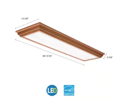 Acuity Brands B2052182 35W, 4000 CCT Oak Lithonia Lighting FMFL 30840 LED Cambridge Linear Flush Mount