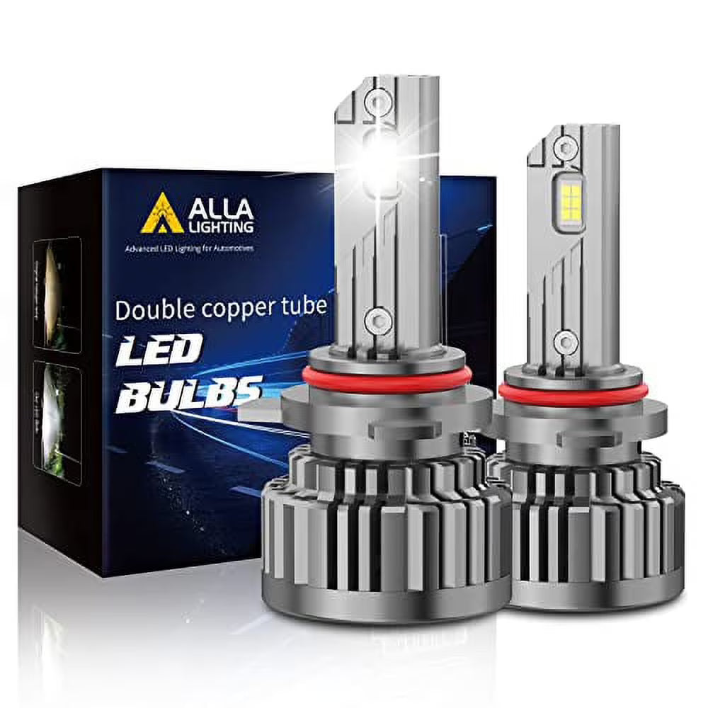 Alla Lighting H11 and 9005 Combo High Beam, Low Beam Headlights, 6000K-6500K Xenon White 9005 H11 LED Bulbs HB3 9005LL 9005XS 9005L+ H8 H8LL