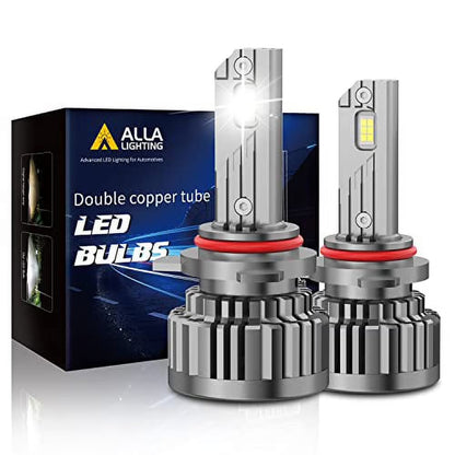 Alla Lighting H11 and 9005 Combo High Beam, Low Beam Headlights, 6000K-6500K Xenon White 9005 H11 LED Bulbs HB3 9005LL 9005XS 9005L+ H8 H8LL