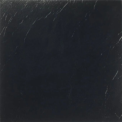 Nexus (5 Cartons-100 Tiles) Black 12" x 12" Self-Adhesive Vinyl Floor Tile-100 sq. ft.