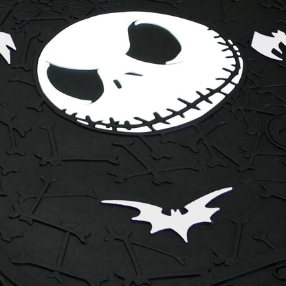 Nightmare Before Christmas Jack Skellington 12-Piece Car Accessory Bundle Set - Officially Licensed Car Seat Covers, Floor Mats, Sunshade, and More by Yupbizauto