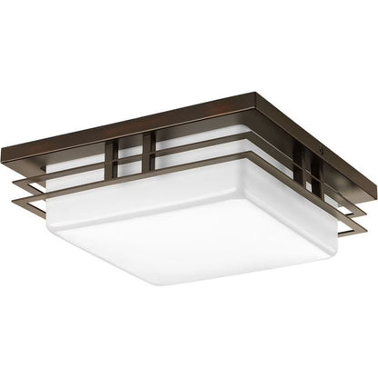 P3447-0930K9-Progress Lighting-Helm LED - Close-to-Ceiling Light - 1 Light in Modern Craftsman and Modern style - 11 Inches wide by 3.75 Inches