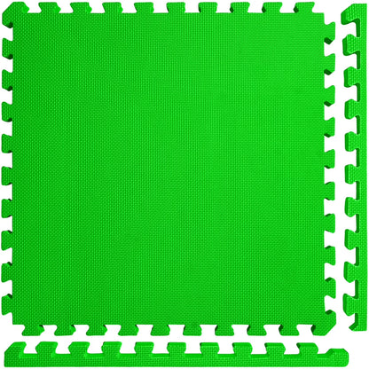 Meister X-THICK 1.5" Interlocking EVA Foam Mats - 2X Cushion for Wrestling, MMA Takedowns & Gymnastics - 2'x2' Tiles - Black - 10 Tiles (40 Sqft)