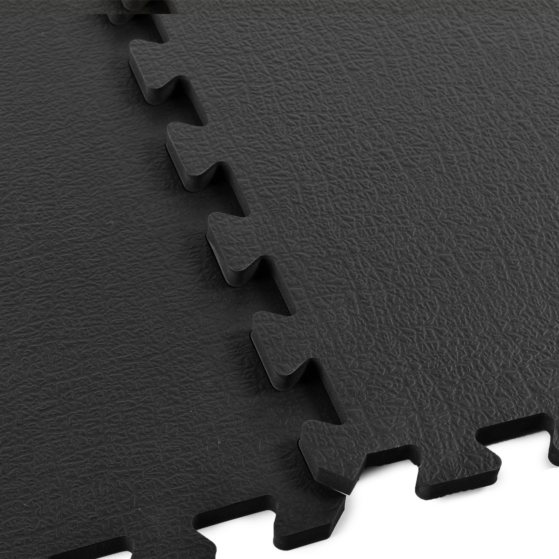 Greatmats Sport Plus Designer 10 mm Interlocking High Density Foam Tiles Black 25 Pack 2 ft. x 2 ft.