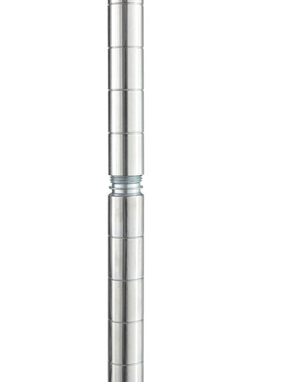 HSS Steel 71" Long Pole 1" pole diameter 1.2 mm Thickness Chrome 4-Pack, Hardware