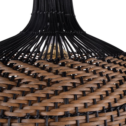 Arturesthome Basket Light Fixture Rattan Pendant Lighting for Living Room 1-Lights