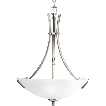 P3757-09-Progress Lighting-Wisten - 3 Light - Bowl Shade in Modern style - 18.13 Inches wide by 25 Inches high-Brushed Nickel Finish -Traditional