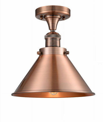 Innovations Lighting 517-1Ch Braircliff Briarcliff 10" Wide Semi-Flush Ceiling Fixture -