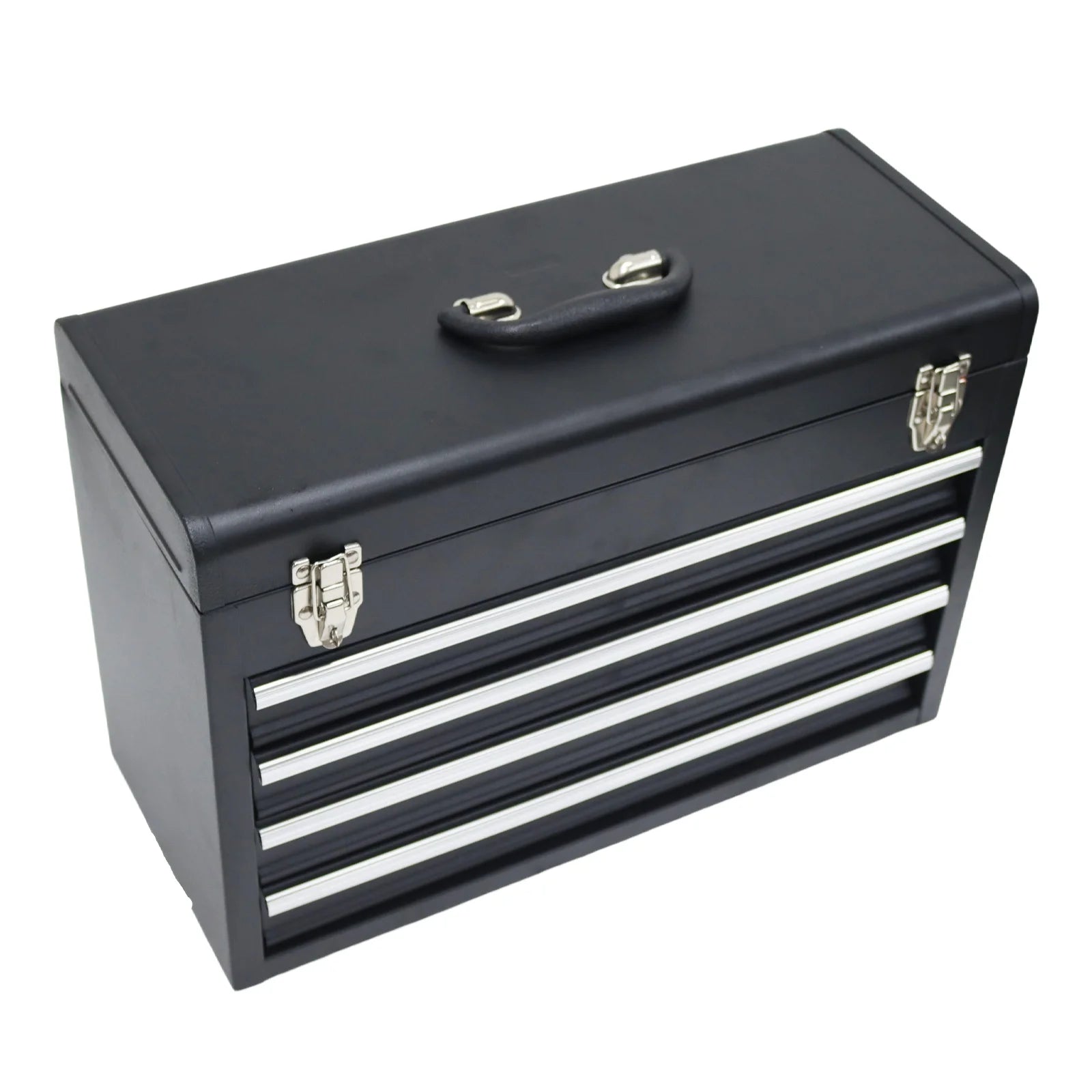 TECHTONGDA 4 Drawer Tool Box Portable Hardware Household Multi-Functional Toolbox with Lock
