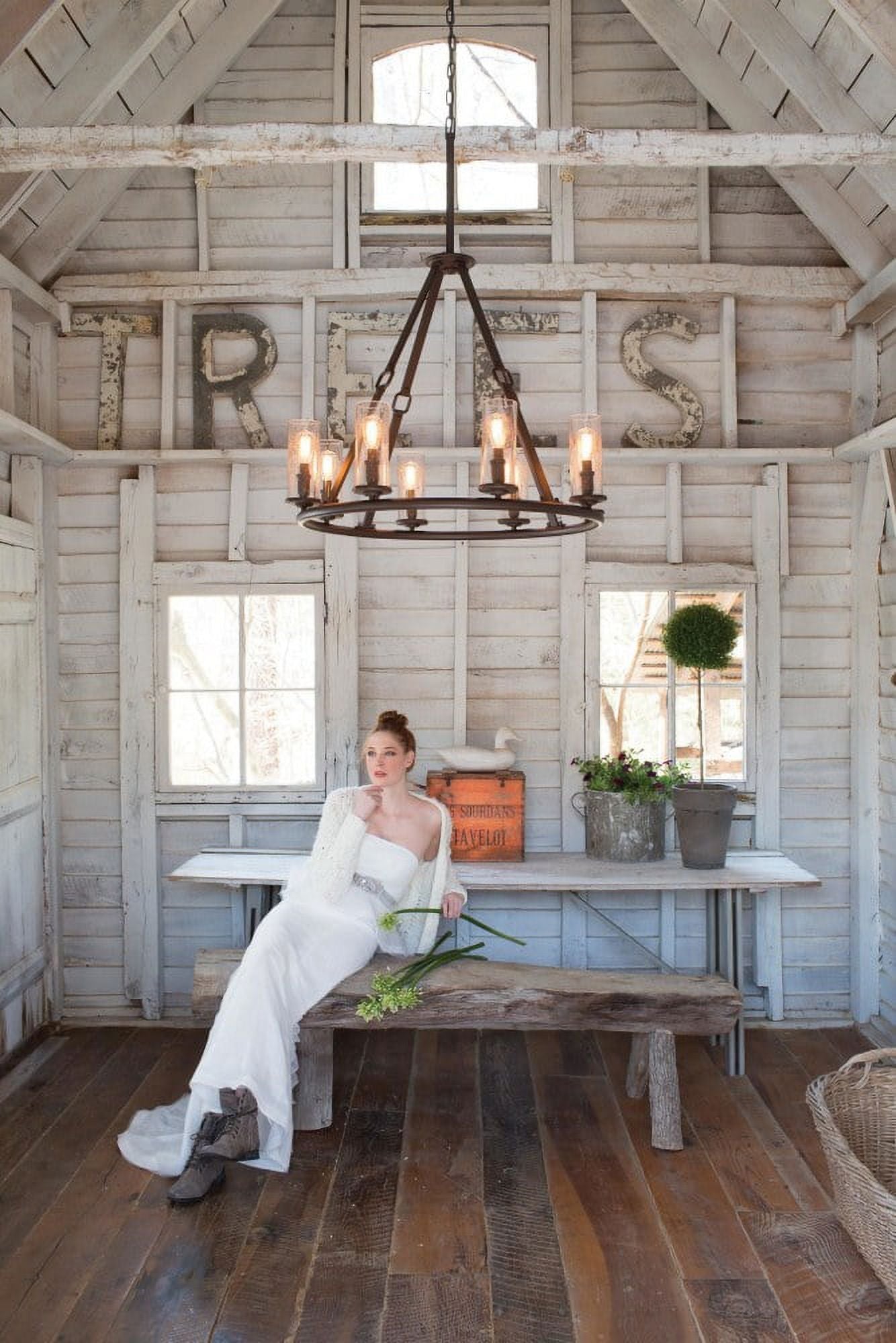 Hinkley Lighting - Eight Light Foyer Pendant - Chandelier - Dakota - Eight Light