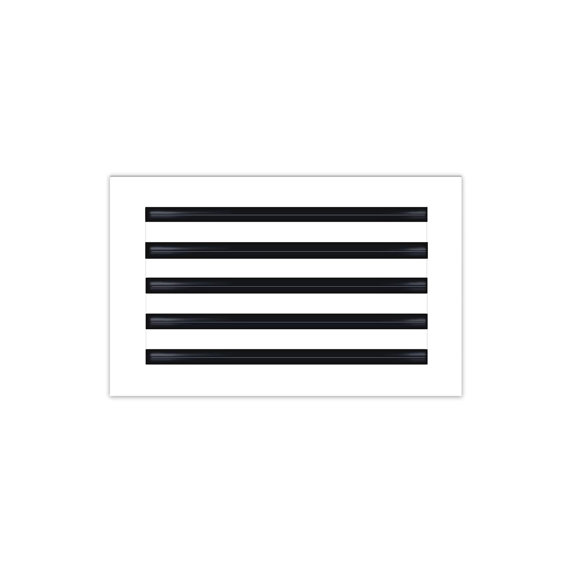 BUILDMART - 16x10 Modern AC Vent Cover - Decorative White Aluminum Air Vent - Standard Linear Slot Diffuser - Heating and Cooling Register Grille for Ceiling, Walls & Floors - Texas Buildmart