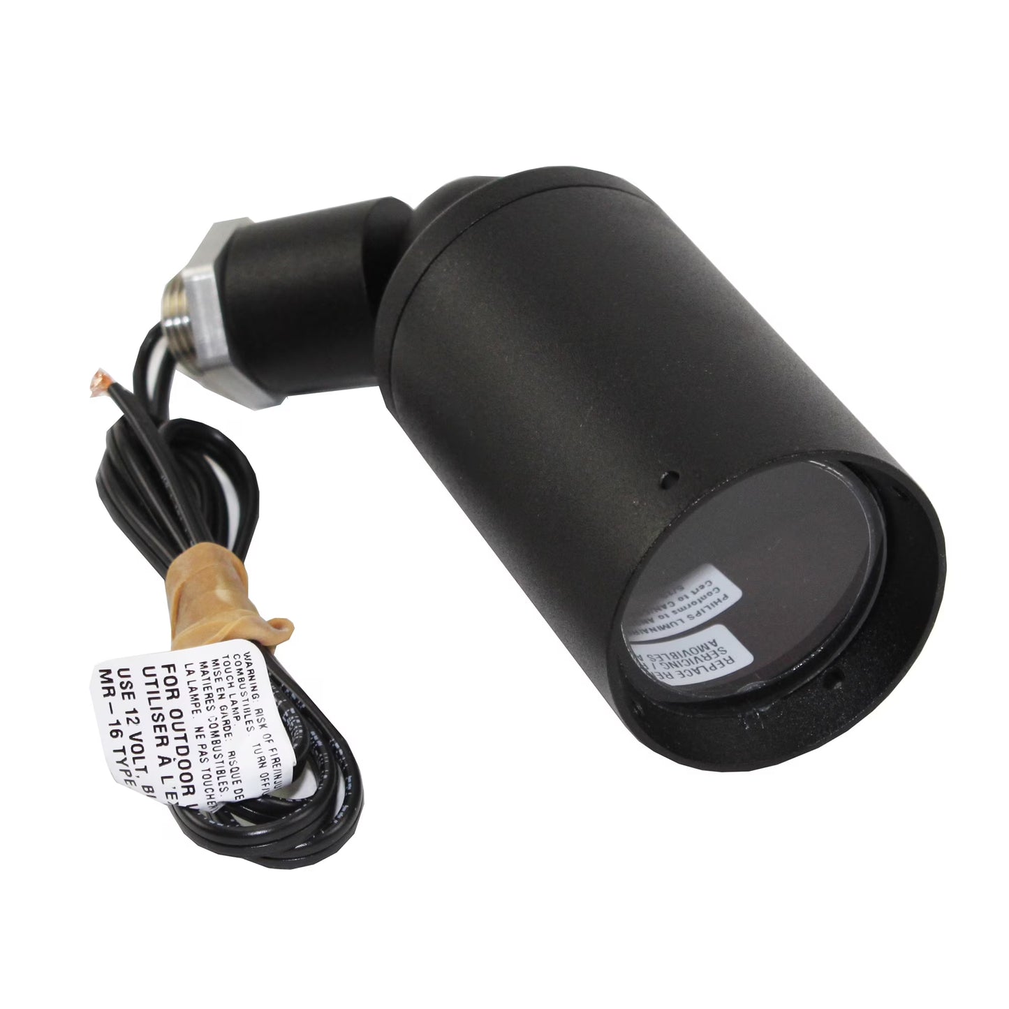 Hadco Lighting MA5-ALS7 Low-Voltage Aluminum Landscape Accent Light Fixture, 20W MR16, Black