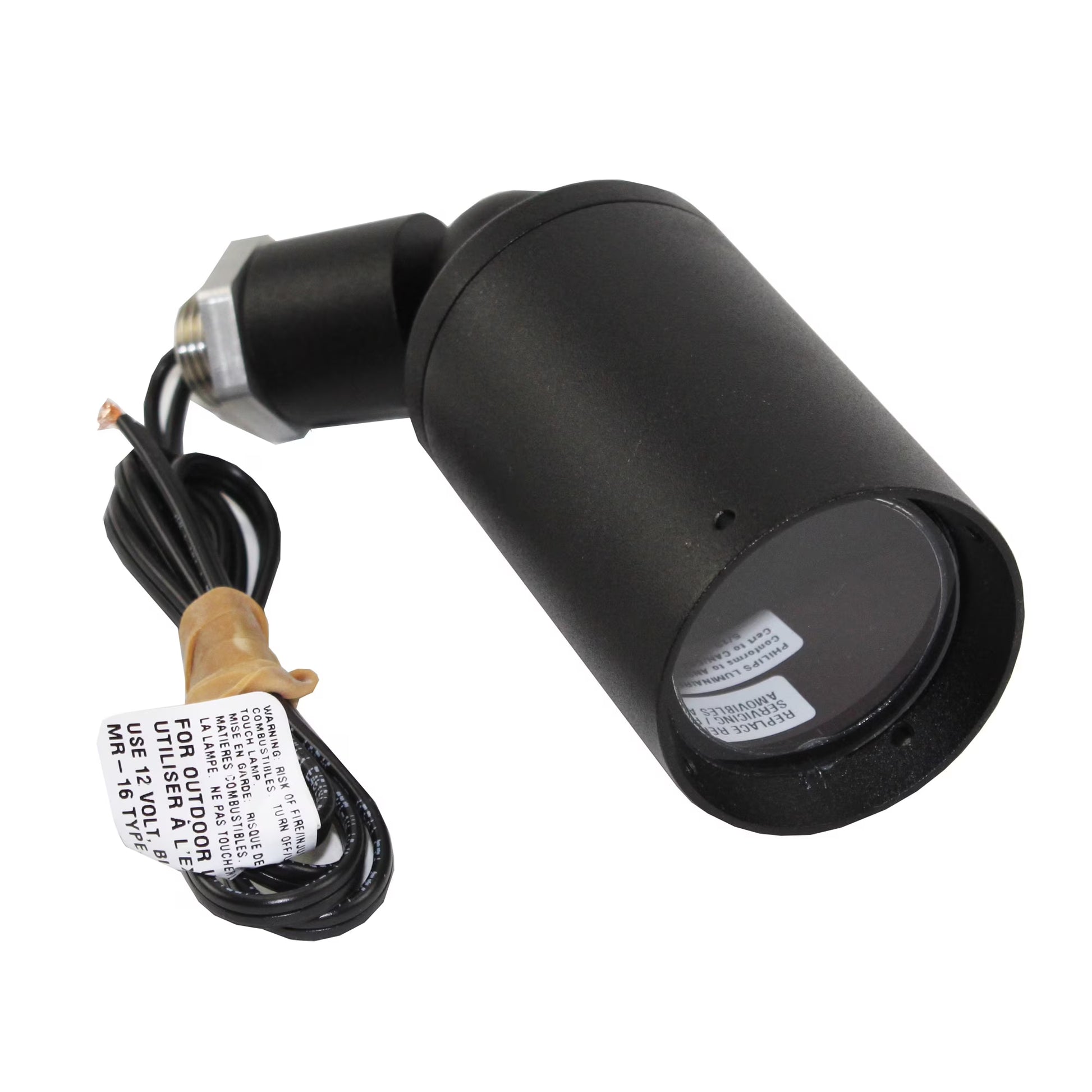 Hadco Lighting MA5-ALS7 Low-Voltage Aluminum Landscape Accent Light Fixture, 20W MR16, Black
