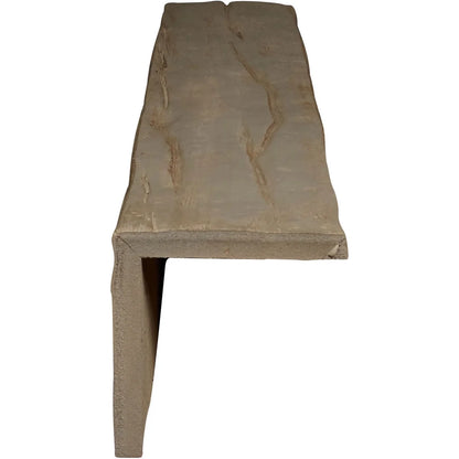 8"W x 8"H x 10'L 2-Sided (L-beam) Riverwood Endurathane Faux Wood Ceiling Beam, Honey Dew