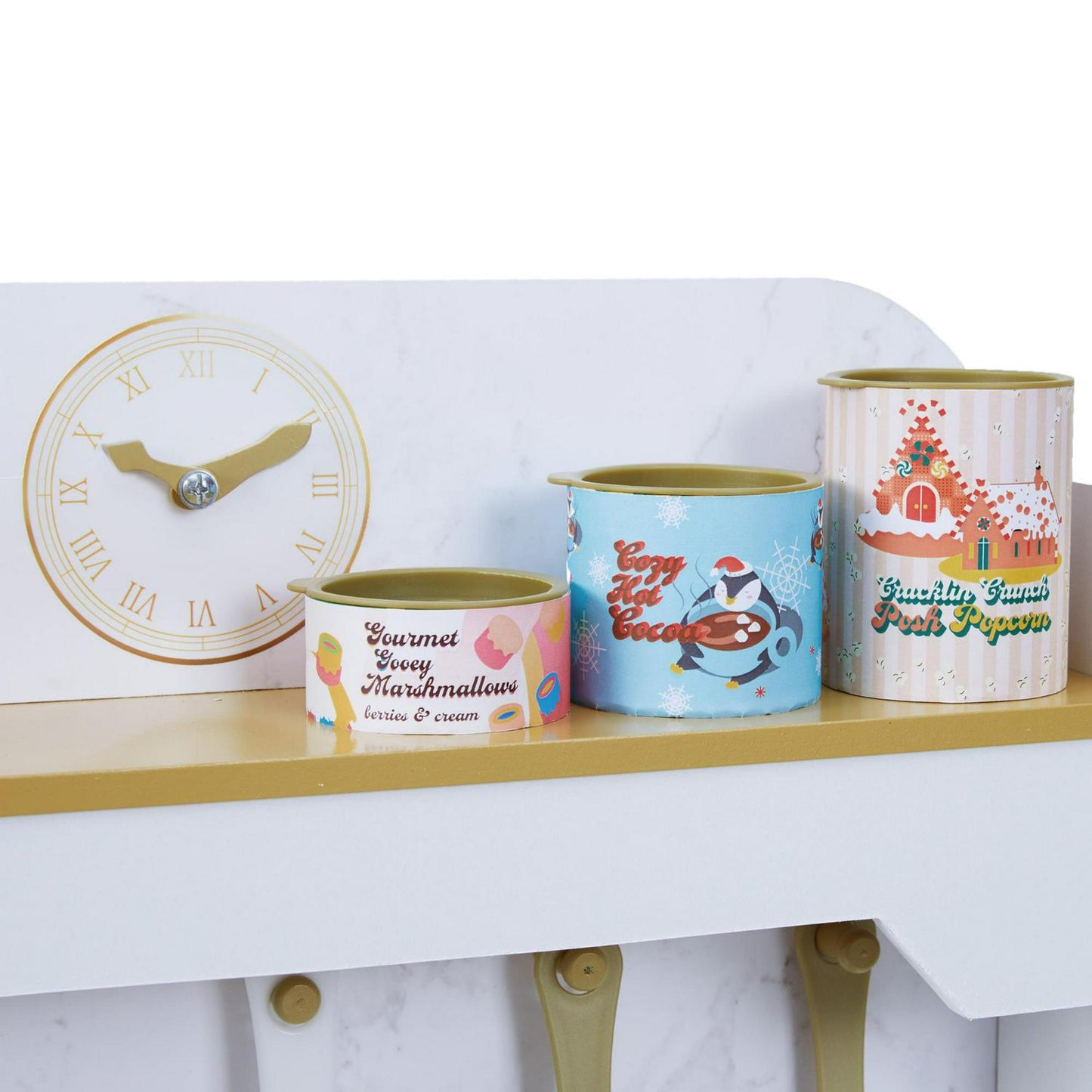 Teamson Kids Petite Versailles Classic Play Kitchen with Accessories. White