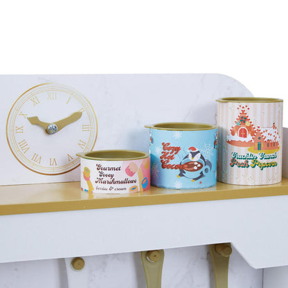Teamson Kids Petite Versailles Classic Play Kitchen with Accessories. White