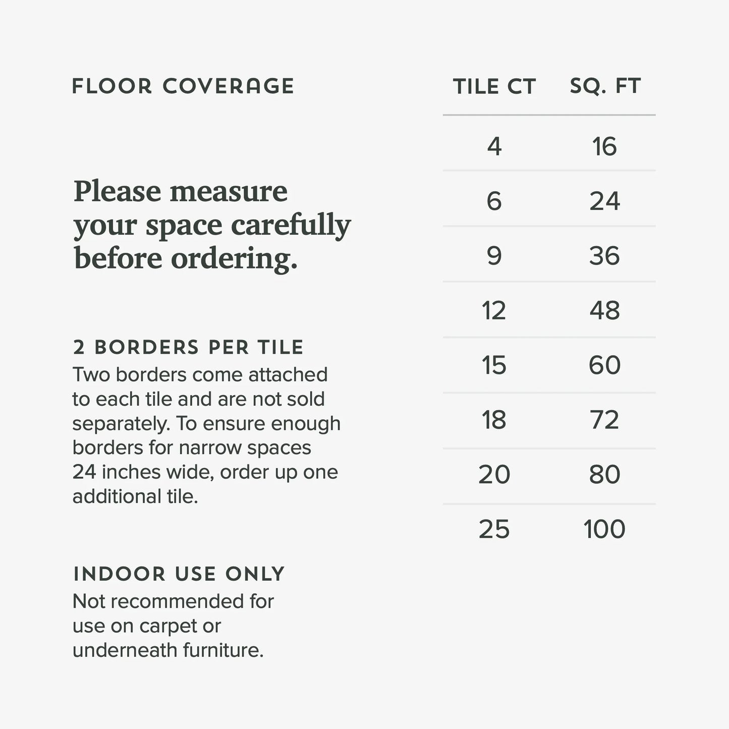 Forest Floor 5/8 Inch Thick Printed Foam Tiles, Premium Wood Grain Interlocking Foam Floor Mats, Anti-Fatigue Flooring, Light Bamboo, 100 Sq Ft