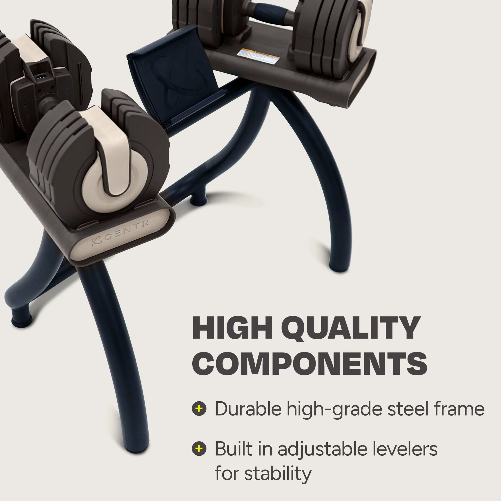 Centr By Chris Hemsworth Smart Stack Adjustable Dumbbell Stand with 3 Month Center Subscription