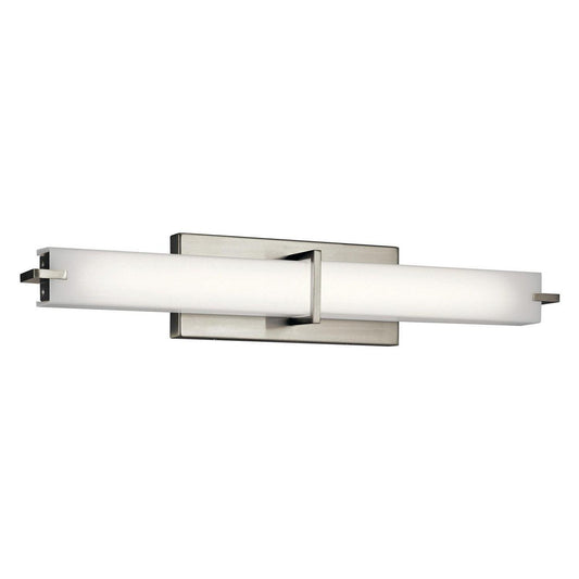 1 Light Linear Bath Vanity Approved For Damp Locations With Transitional Inspirations 4.75 Inches Tall By 49.25 Inches Wide Kichler Lighting