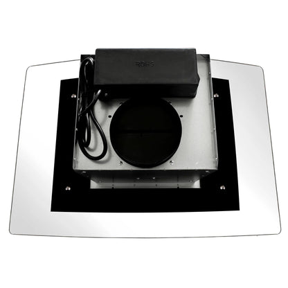 Cosmo 30 in. Ducted Island Range Hood in Stainless Steel with LED Lighting and Permanent Filters