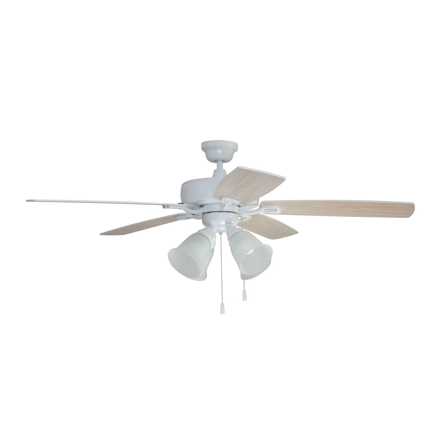 TCE52BNK5C4-Craftmade Lighting-Twist N Click - Ceiling Fan with Light Kit in Transitional-Classic Style - 52 inches wide by 17.32 inches high
