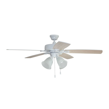 TCE52BNK5C4-Craftmade Lighting-Twist N Click - Ceiling Fan with Light Kit in Transitional-Classic Style - 52 inches wide by 17.32 inches high