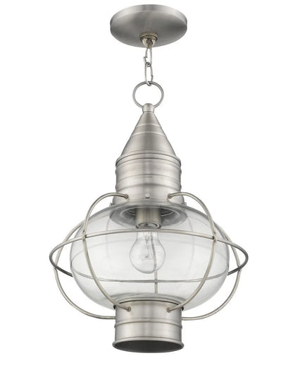 Livex Lighting - Newburyport - 1 Light Outdoor Pendant Lantern in Bohemian Style