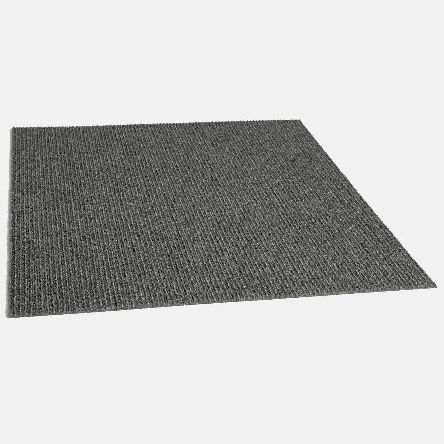Foss Floors Sky Grey 24" x 24" Waterproof Carpet Tile 15 Pieces