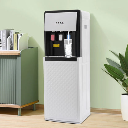 Wildnix Bottom Loading Water Dispenser with Hot and Cold Water, Energy-Saving, 500W Heating, 90W Cooling, Stylish Design for Home and Office
