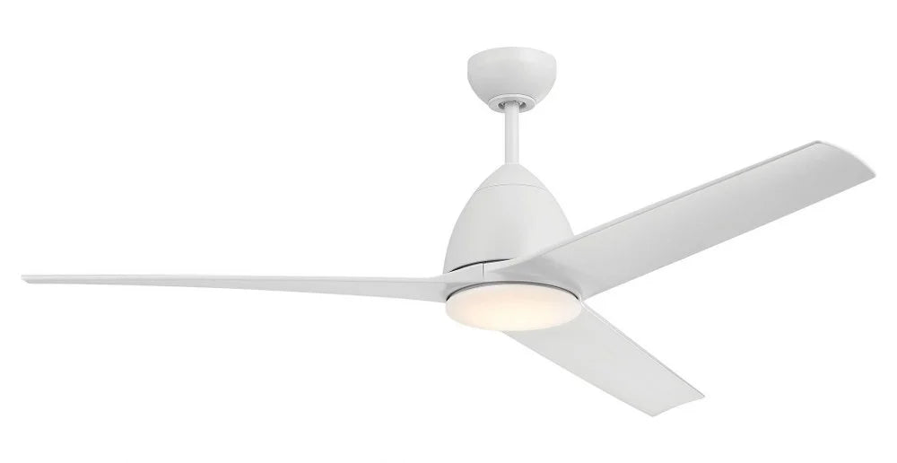 NTO54PN3-Craftmade Lighting-Nitro - 3 Blade Ceiling Fan with Light Kit-14.98 Inches Tall and 54 Inches Wide-Painted Nickel Finish