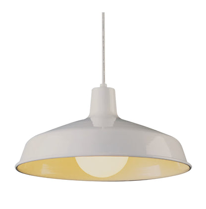 Trans Globe Lighting 1100 Sherman 1 Light 7" Tall Industrial Dome Shaped Indoor Pendant -