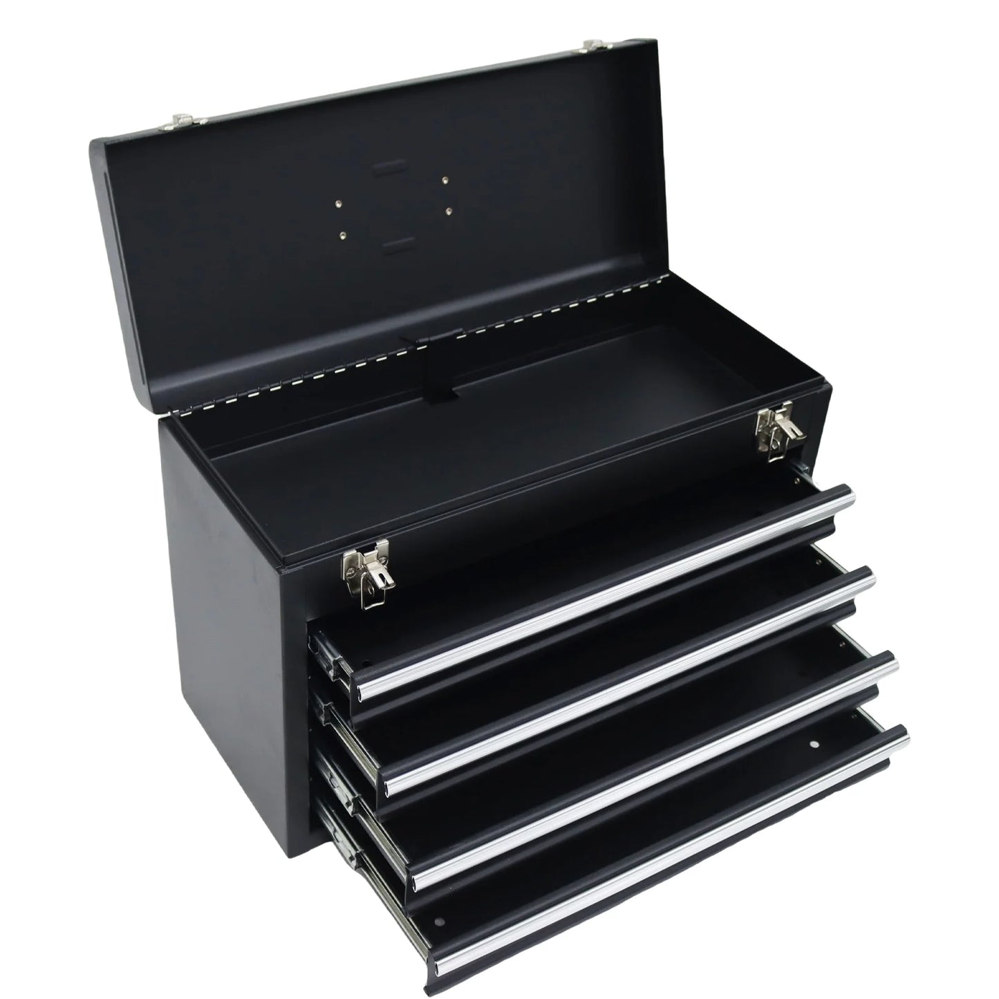 TECHTONGDA 4 Drawer Tool Box Portable Hardware Household Multi-Functional Toolbox with Lock