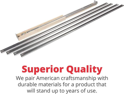 Johnson Hardware 1500 Soft Close Series Commercial Grade Pocket Door Frame for 2x4 Stud Wall 32 inch x 84 inch