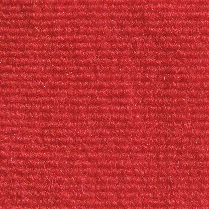 House Home & More Red Pile 6' x 10' Indoor/Outdoor Ribbed Carpet Roll for Boat, Basement, or Garage