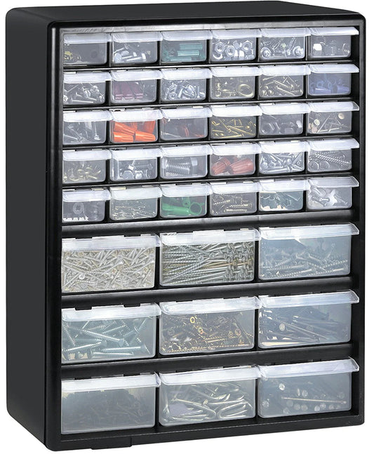 GreenCo Greenpro Wall Mount Hardware and Craft Storage Cabinet Drawer Organizer