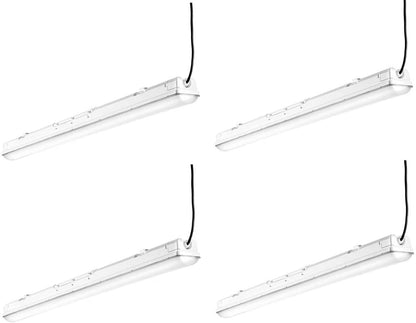 Hyperikon LED Vapor Proof Fixture, 40W=100W, Garage Lighting, Frosted Lens, UL, DLC, Daylight White, 4 Pack