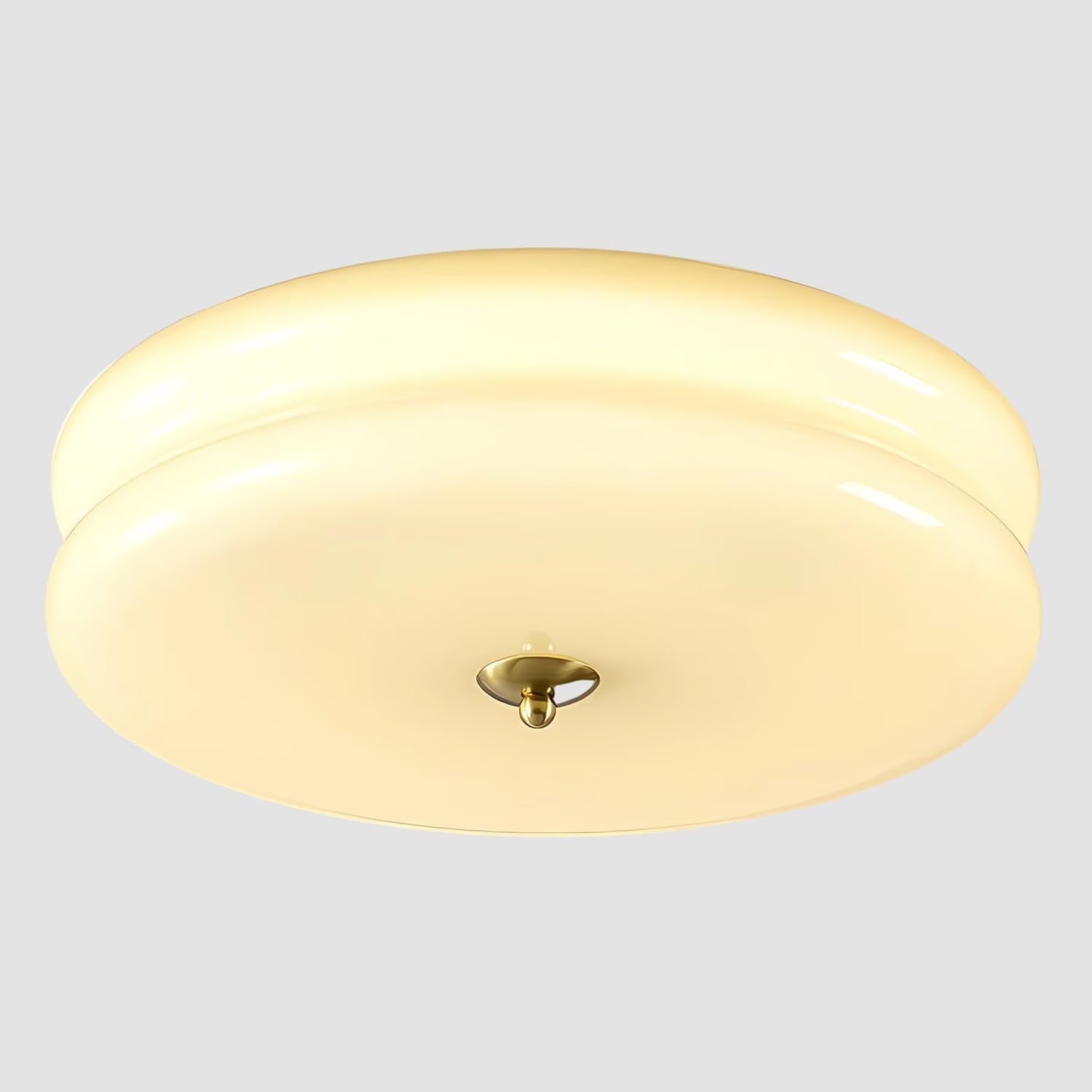 KCO Lighting Mid Century Modern LED Ceiling Lights Mint Green Glass Ceiling Lamp Large Hallway Ceiling Light