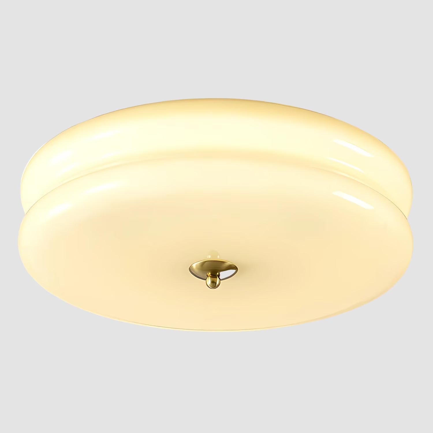KCO Lighting Mid Century Modern LED Ceiling Lights Mint Green Glass Ceiling Lamp Large Hallway Ceiling Light