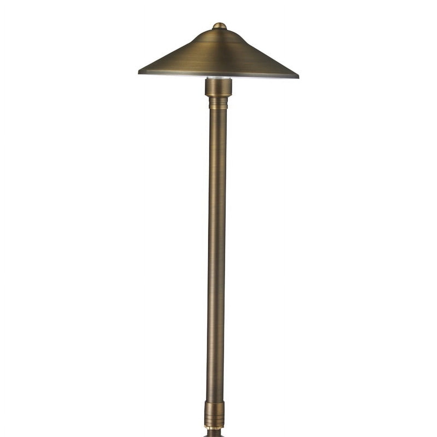 VOLT Brass Landscape Lighting Kit (6 Spotlights, 2 Path Lights)