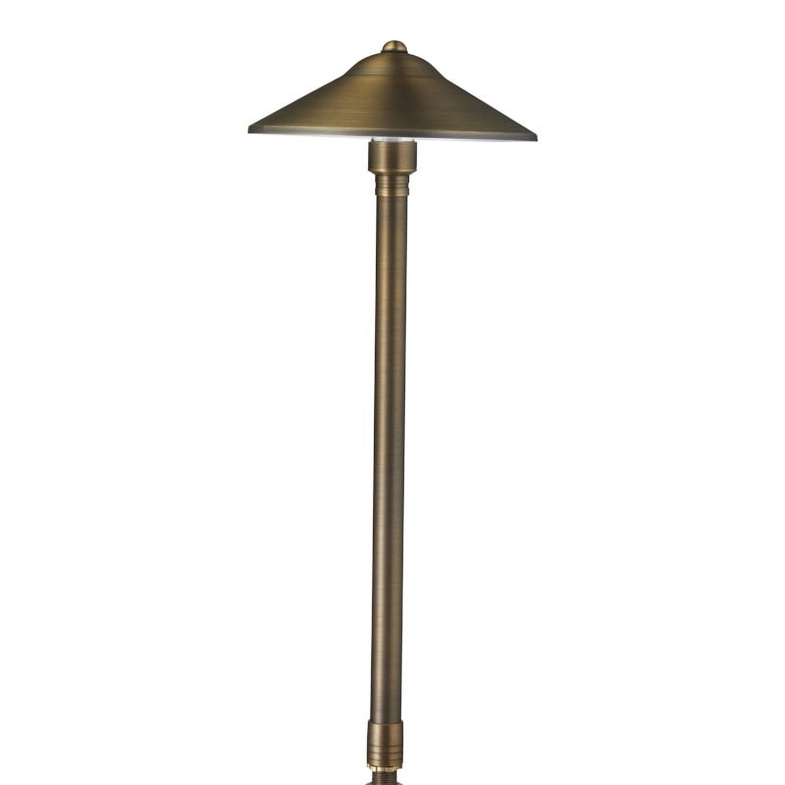 VOLT Brass Landscape Lighting Kit (6 Spotlights, 2 Path Lights)