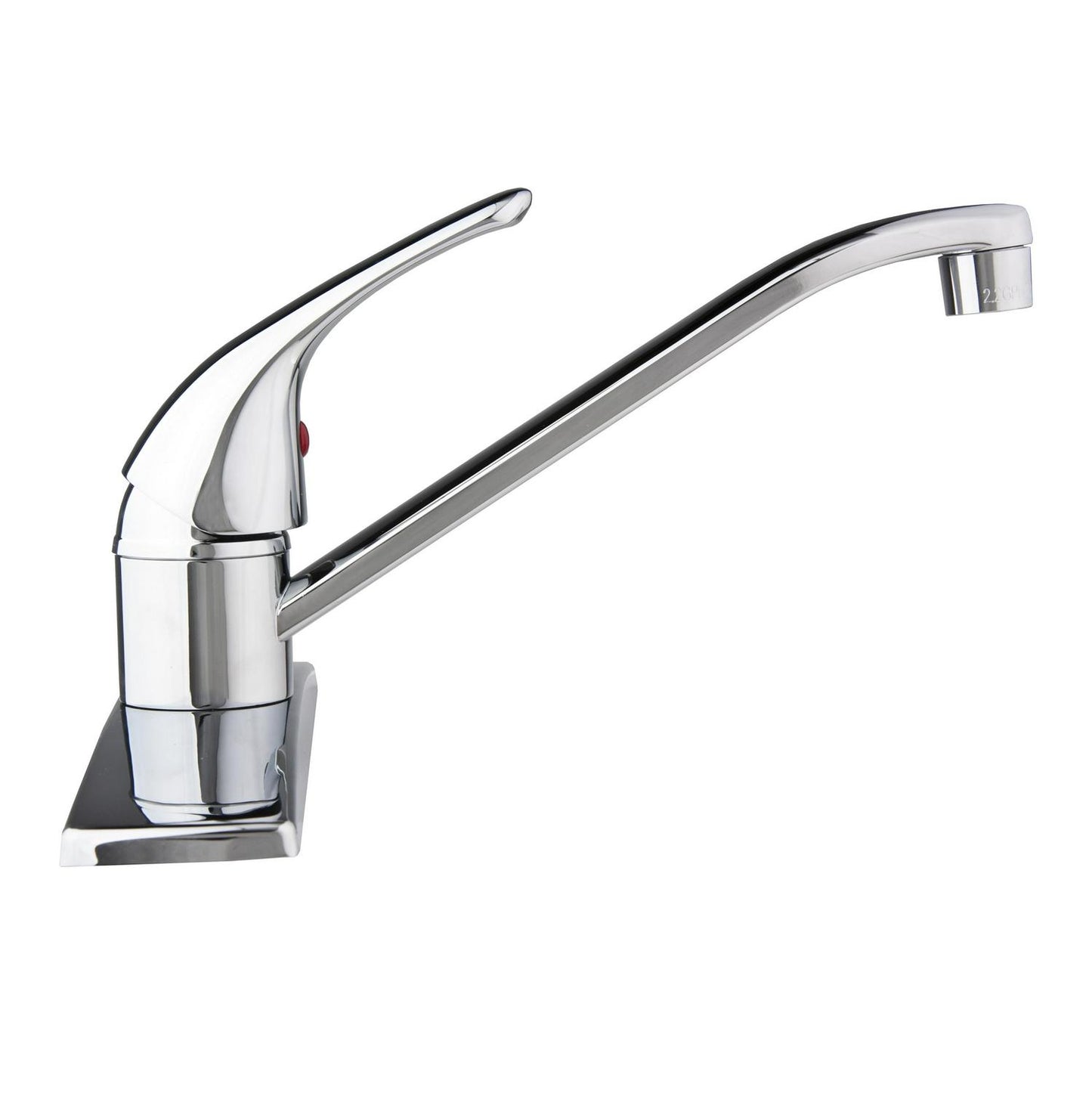 Dura Faucet Single Lever Kitchen Faucet for RV Kitchens - Chrome Polished