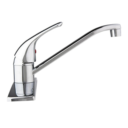 Dura Faucet Single Lever Kitchen Faucet for RV Kitchens - Chrome Polished