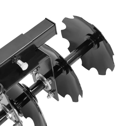 KOJEM Disc Plow Harrow for ATV Steel With 8 blades W/Hardware Universal 54" Cut Width