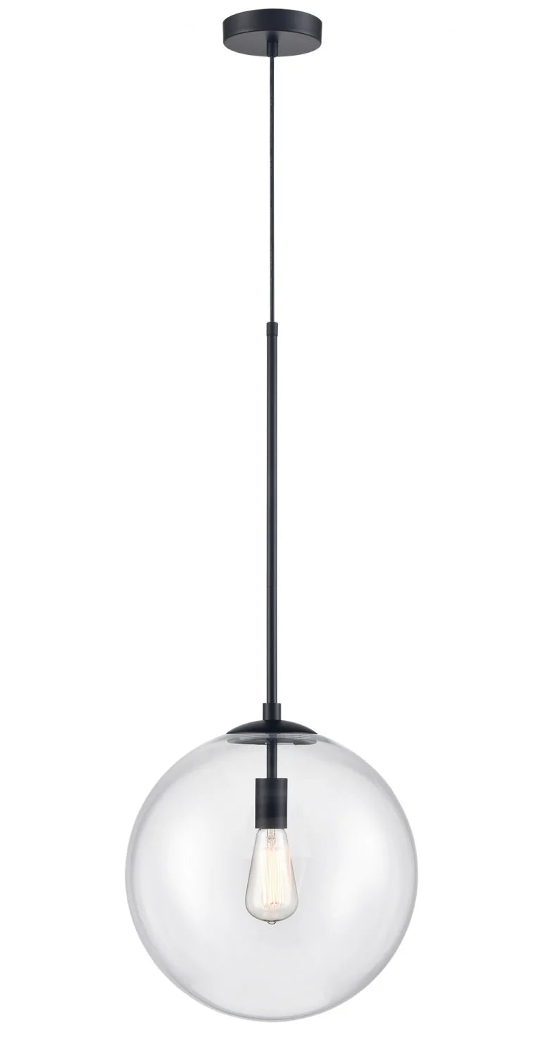 Avenue Lighting Hf4201 Delilah 14" Wide Pendant - Black